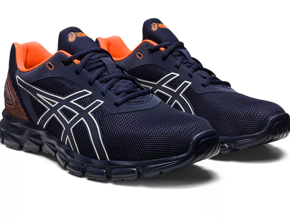 Cheap ASICS GEL-QUANTUM LYTE II Midnight/Shocking Orange