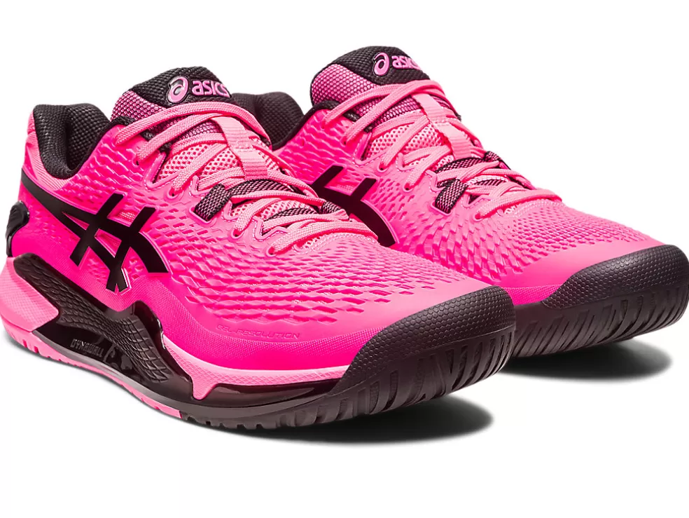 Cheap ASICS GEL-RESOLUTION 9 Hot Pink/Black