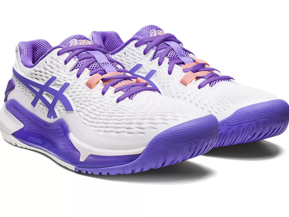 Sale ASICS GEL-RESOLUTION 9 White/Amethyst