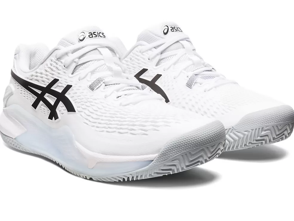 Online ASICS GEL-RESOLUTION 9 CLAY White/Black