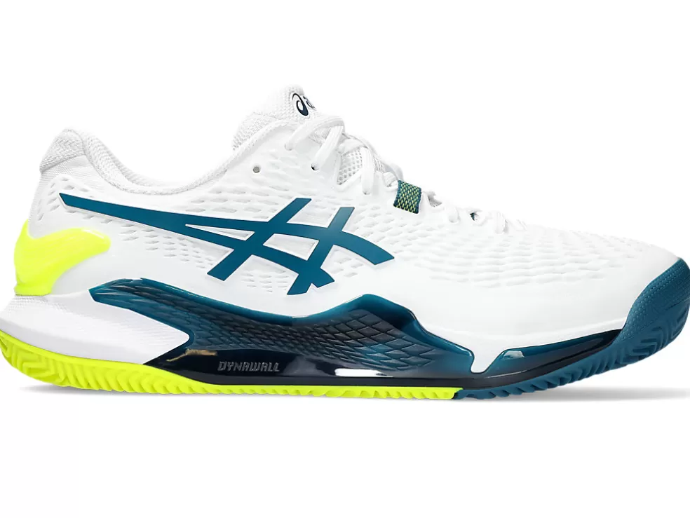 Best ASICS GEL-RESOLUTION 9 CLAY White/Restful Teal