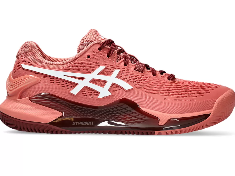 Store ASICS GEL-RESOLUTION 9 CLAY Light Garnet/White