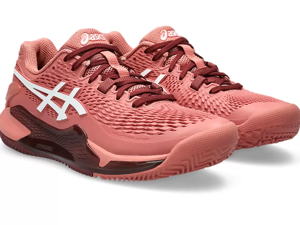 Store ASICS GEL-RESOLUTION 9 CLAY Light Garnet/White