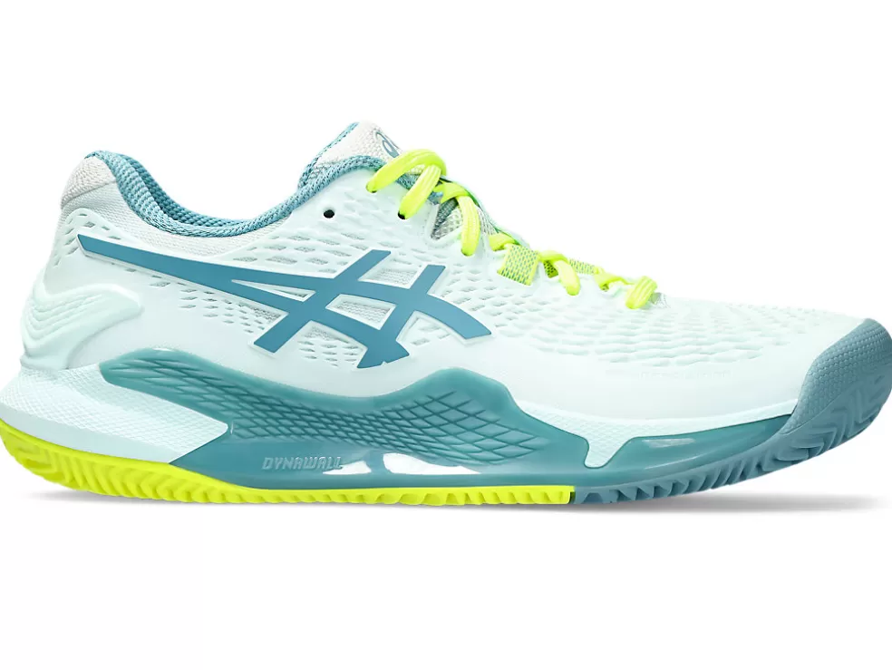 Hot ASICS GEL-RESOLUTION 9 CLAY Soothing Sea/Gris Blue