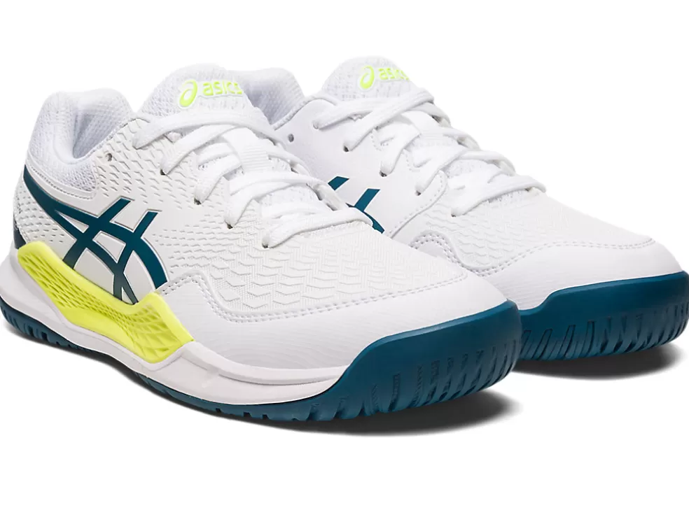 Sale ASICS GEL-RESOLUTION 9 GRADE SCHOOL White/Restful Teal