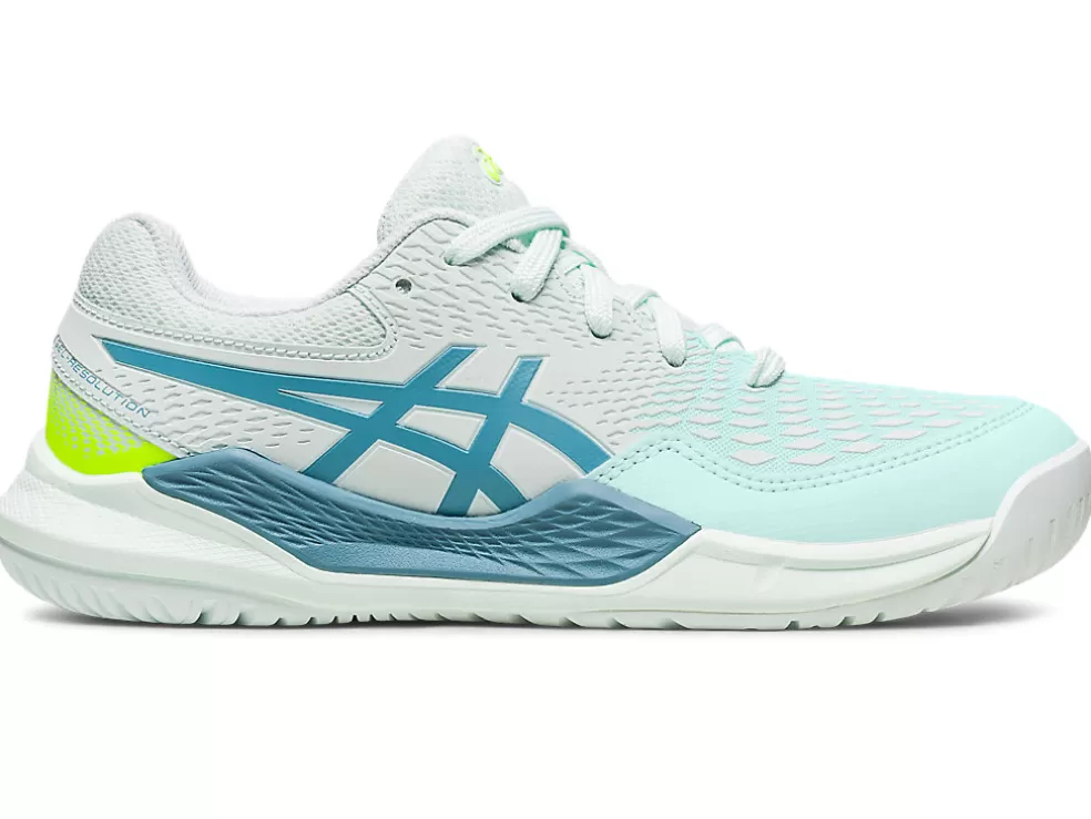 Store ASICS GEL-RESOLUTION 9 GRADE SCHOOL Soothing Sea/Gris Blue