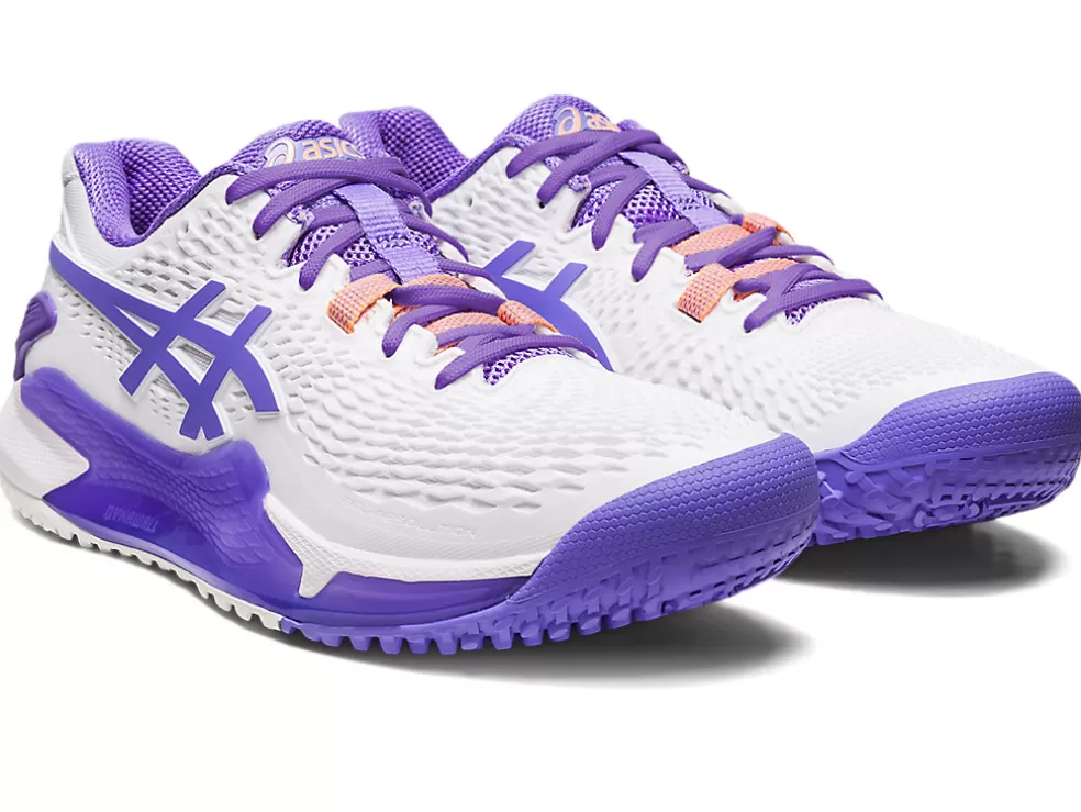 New ASICS GEL-RESOLUTION 9 OC White/Amethyst