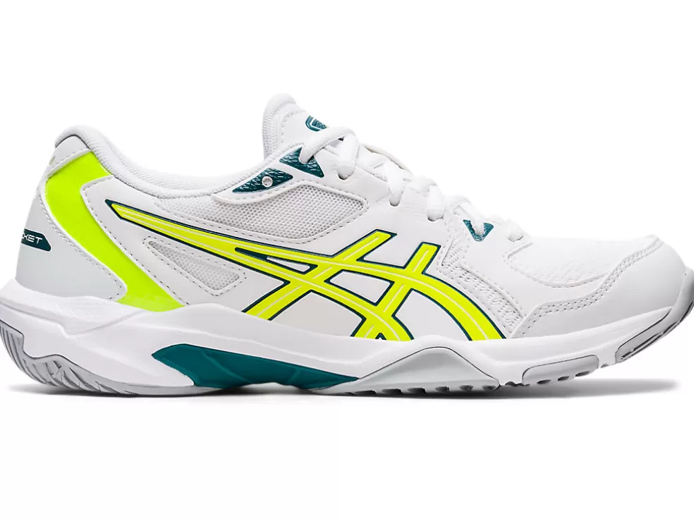 Best Sale ASICS GEL-ROCKET 10 White/Safety Yellow