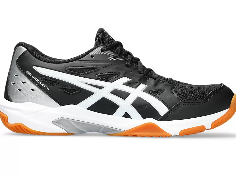 Cheap ASICS GEL-ROCKET 11 Black/Pure Silver