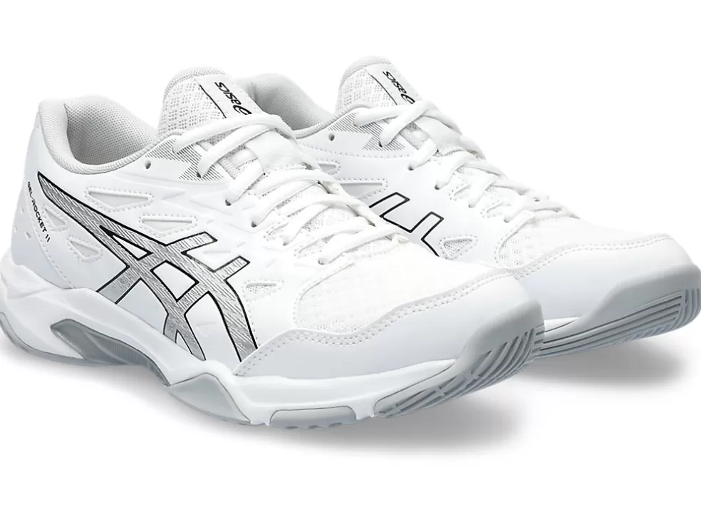 Outlet ASICS GEL-ROCKET 11 White/Pure Silver