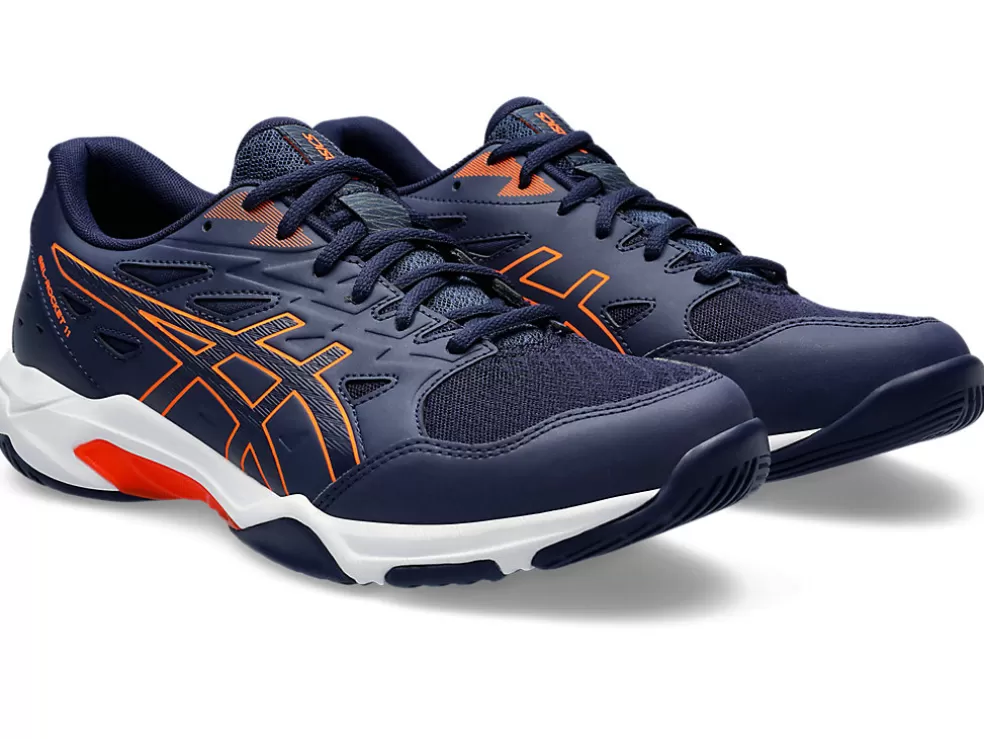 Outlet ASICS GEL-ROCKET 11 WIDE Peacoat/Shocking Orange