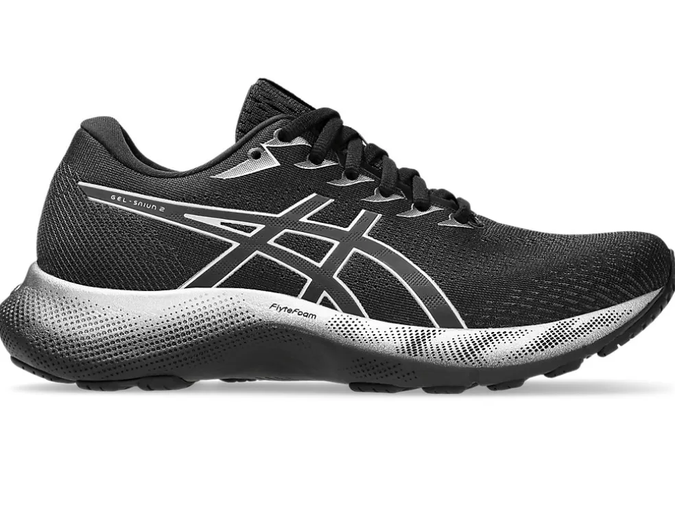 Cheap ASICS GEL-SAIUN 2 Black/Pure Silver