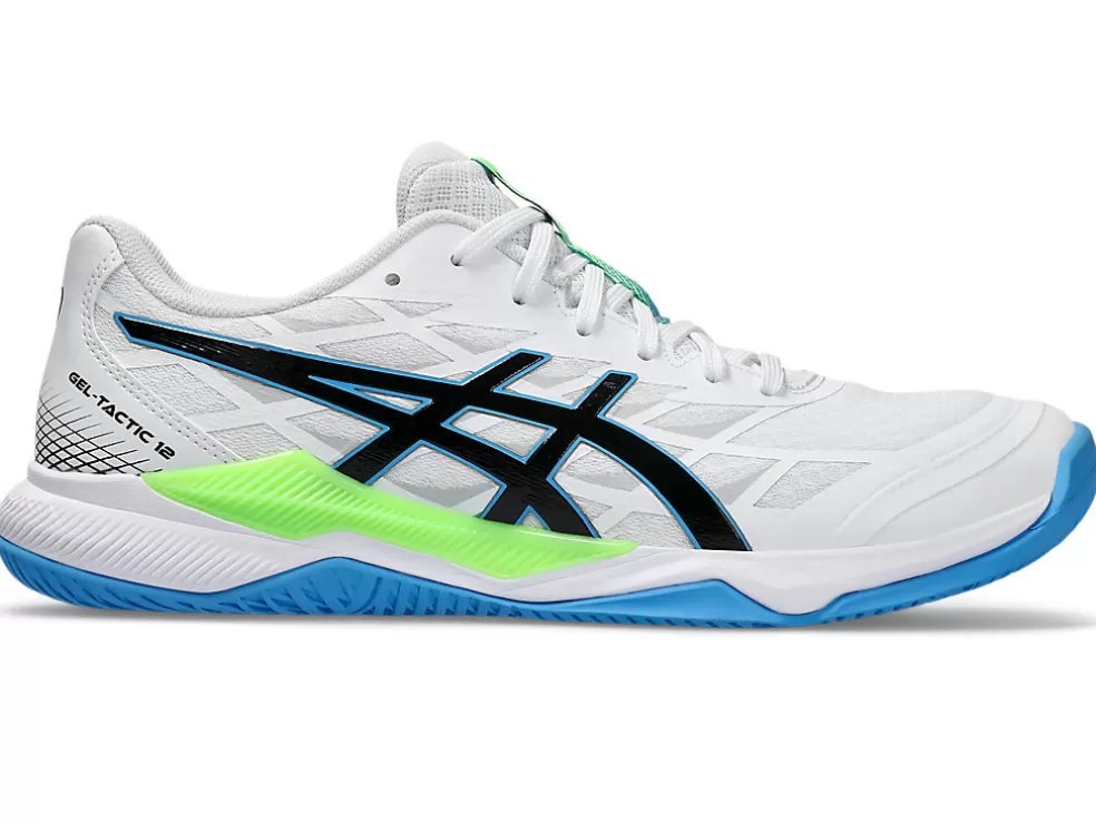 Cheap ASICS GEL-TACTIC 12 White/Lime Burst