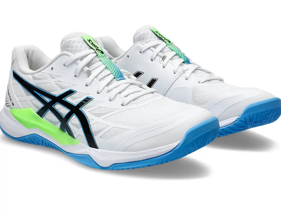 Cheap ASICS GEL-TACTIC 12 White/Lime Burst