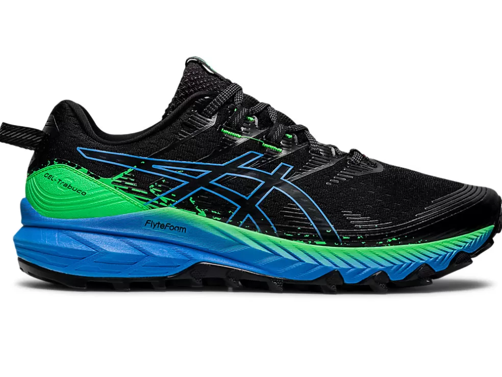 Fashion ASICS GEL-TRABUCO 10 Black/Blue Coast