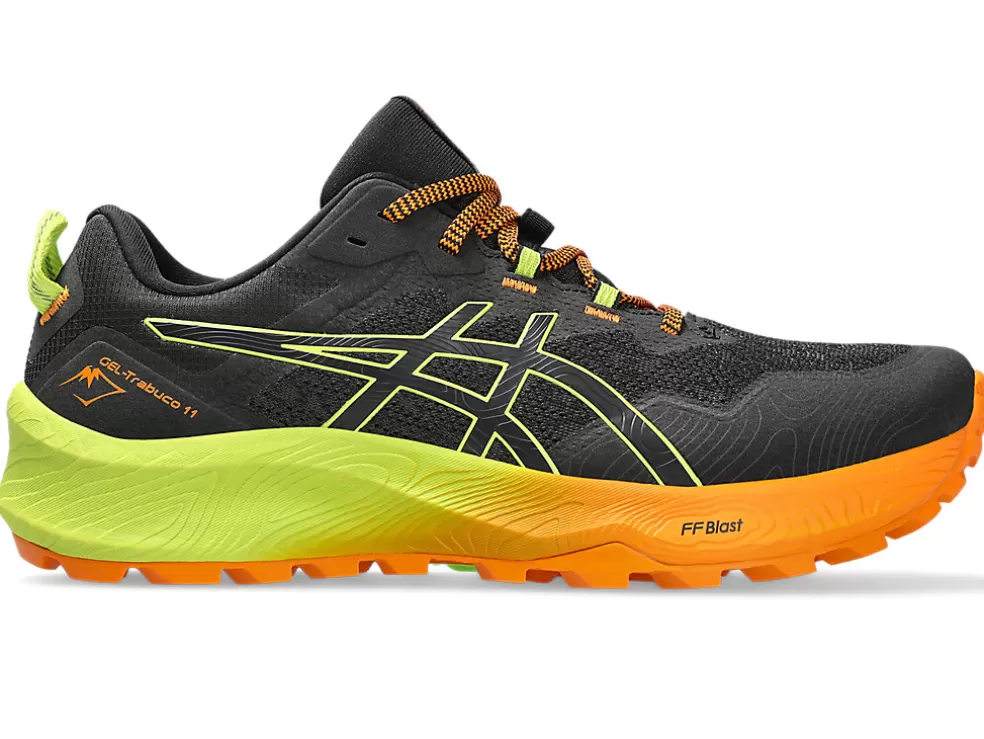 Best Sale ASICS GEL-TRABUCO 11 Black/Neon Lime