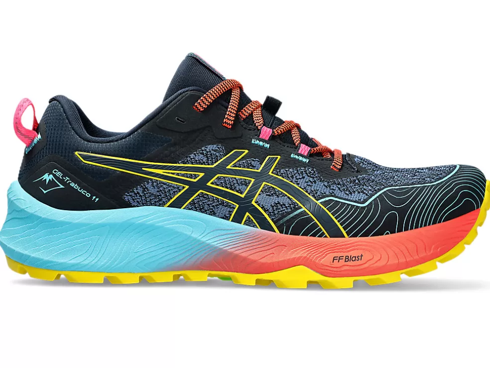 Discount ASICS GEL-TRABUCO 11 French Blue/Vibrant Yellow