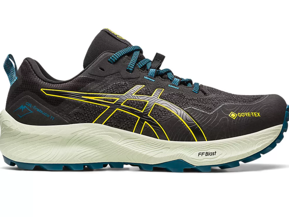 New ASICS GEL-TRABUCO 11 GTX Black/Golden Yellow