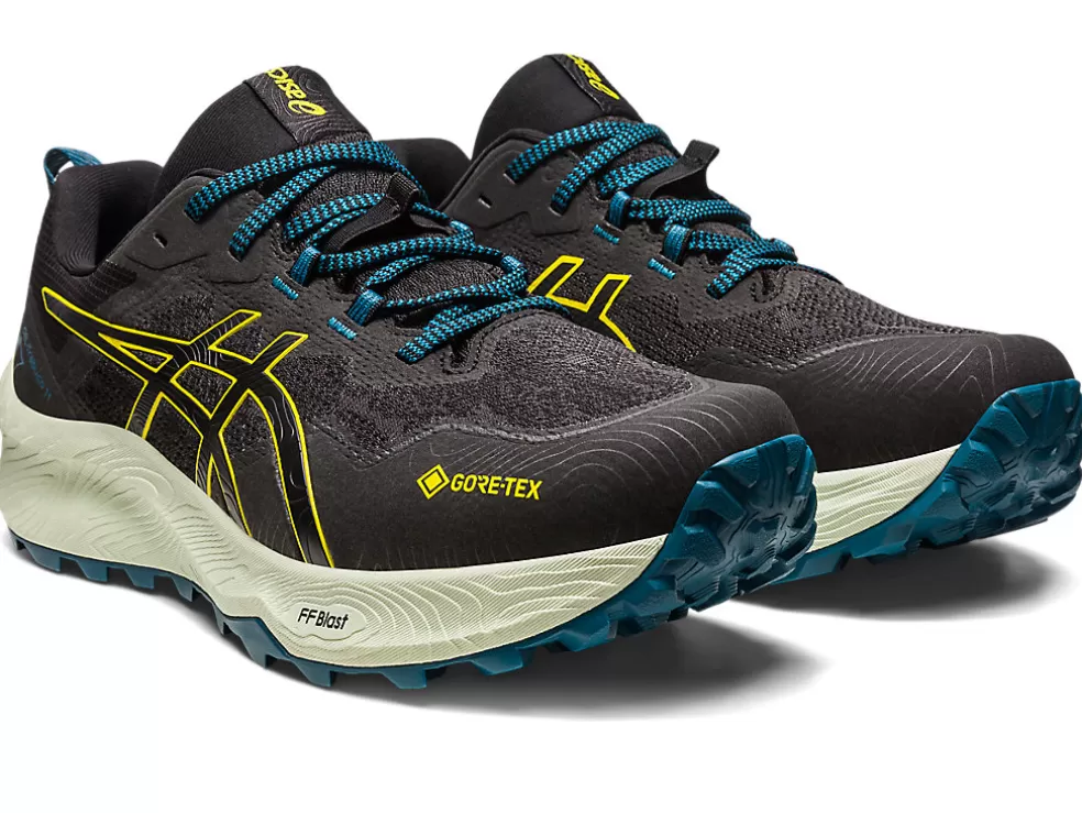 New ASICS GEL-TRABUCO 11 GTX Black/Golden Yellow