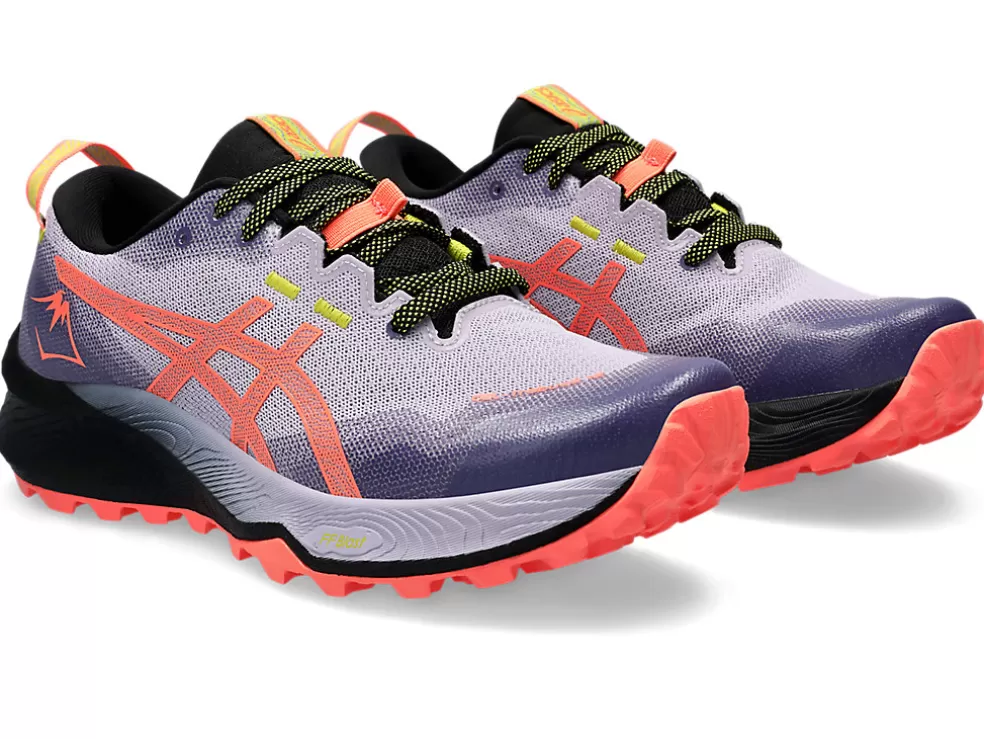 Shop ASICS GEL-TRABUCO 12 Faded Ash Rock/Sun Coral