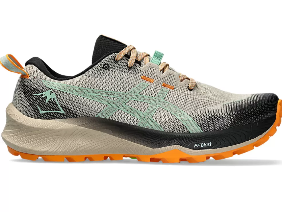 Cheap ASICS GEL-TRABUCO 12 Feather Grey/Dark Mint