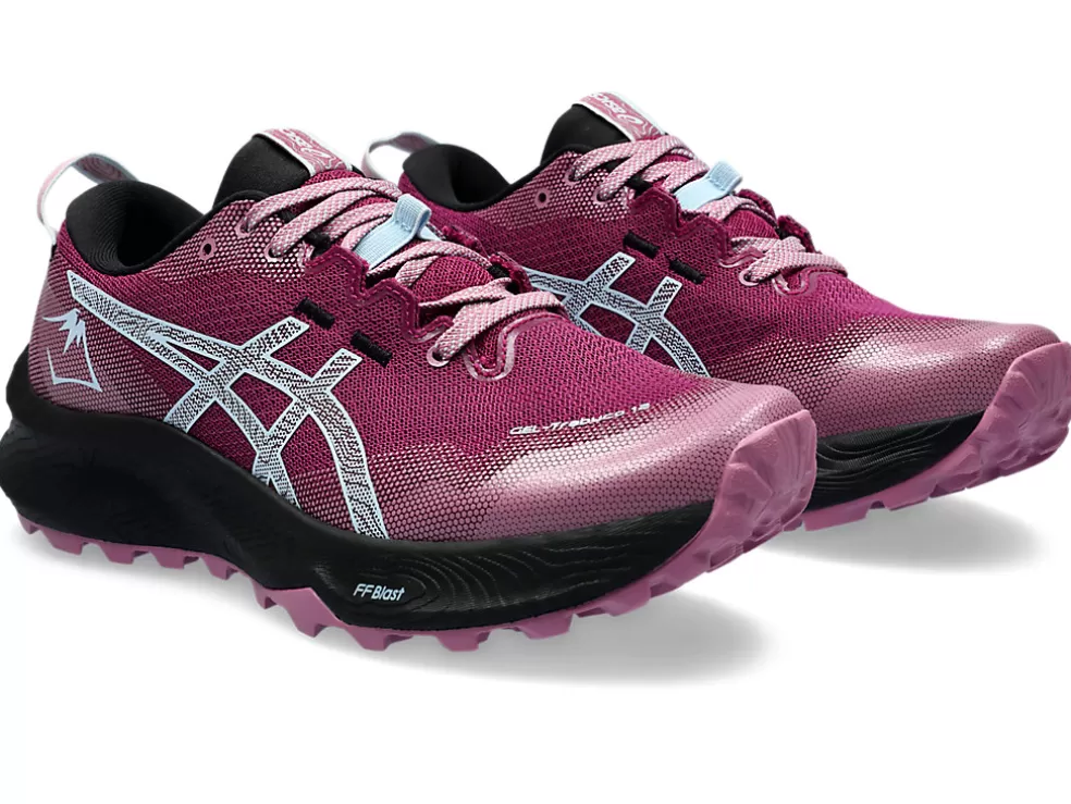 Cheap ASICS GEL-TRABUCO 12 Blackberry/Light Blue