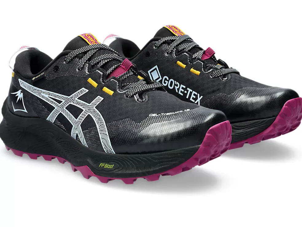 Shop ASICS GEL-TRABUCO 12 GTX Black/Light Blue