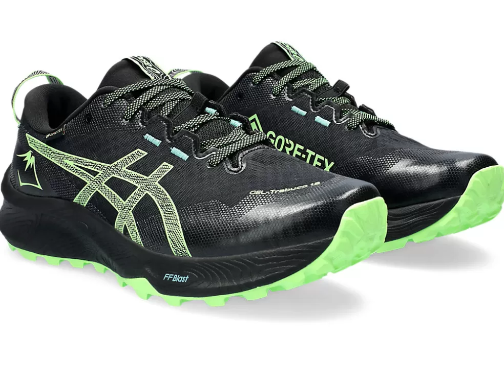 Cheap ASICS GEL-TRABUCO 12 GTX Black/Illuminate Green