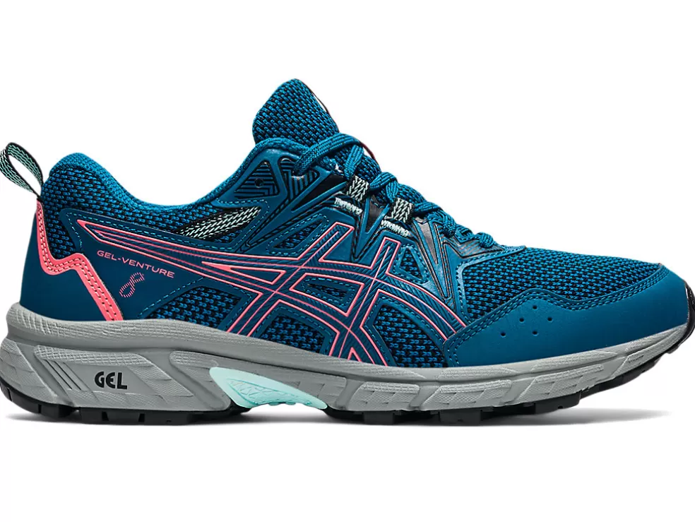 Cheap ASICS GEL-VENTURE 8 Deep Sea Teal/Blazing Coral