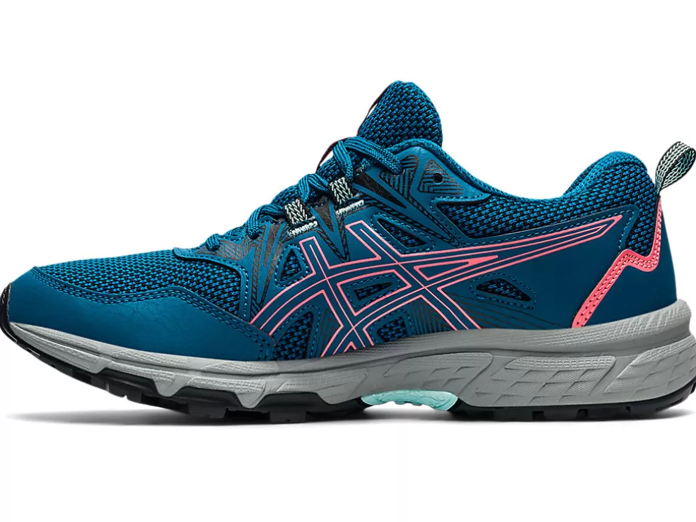 Cheap ASICS GEL-VENTURE 8 Deep Sea Teal/Blazing Coral