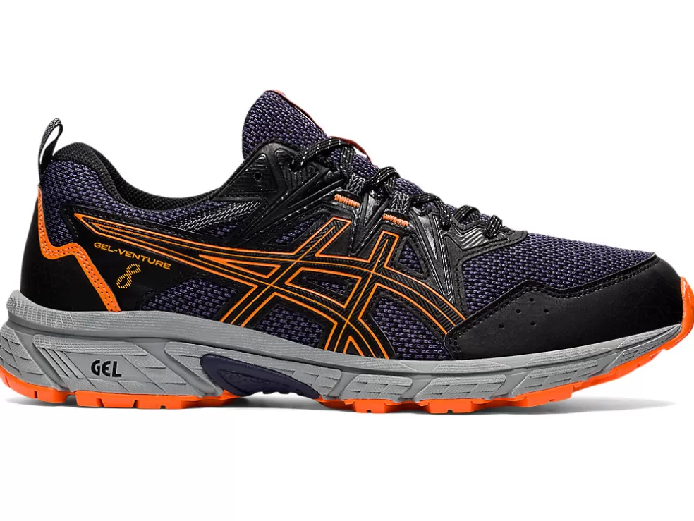 New ASICS GEL-VENTURE 8 Black/Shocking Orange