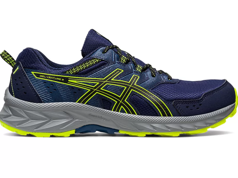 New ASICS GEL-VENTURE 9 Peacoat/Safety Yellow