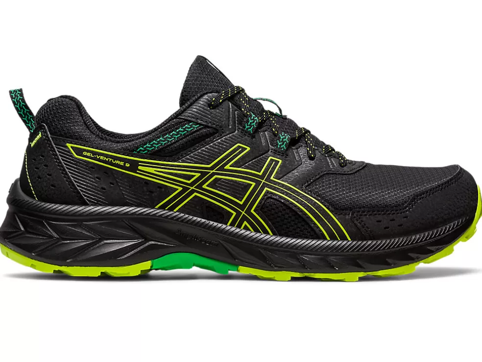 Fashion ASICS GEL-VENTURE 9 Black/Lime Zest