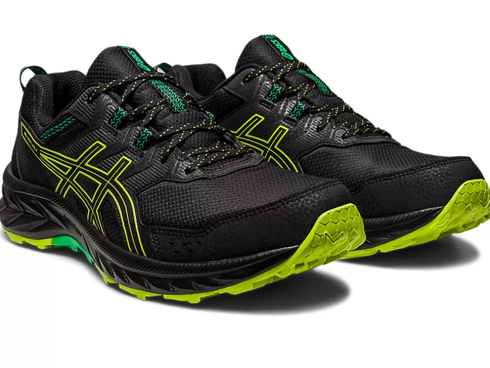 Fashion ASICS GEL-VENTURE 9 Black/Lime Zest