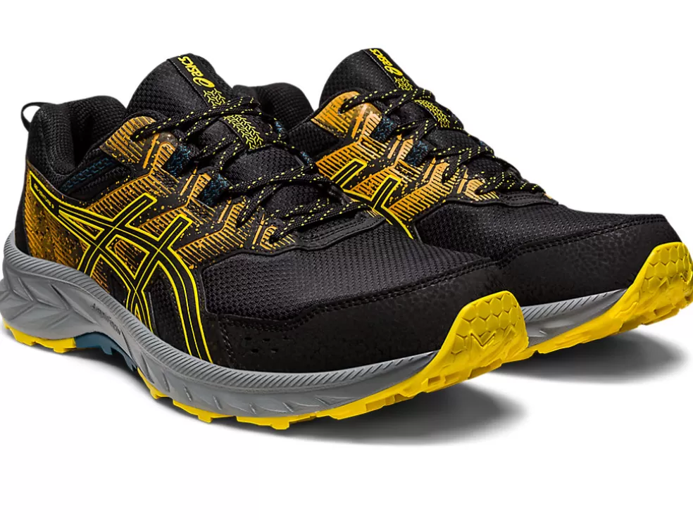 Cheap ASICS GEL-VENTURE 9 Black/Golden Yellow