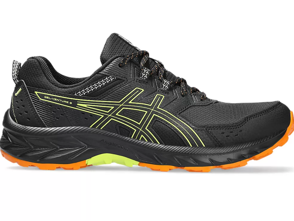 Clearance ASICS GEL-VENTURE 9 Black/Neon Lime