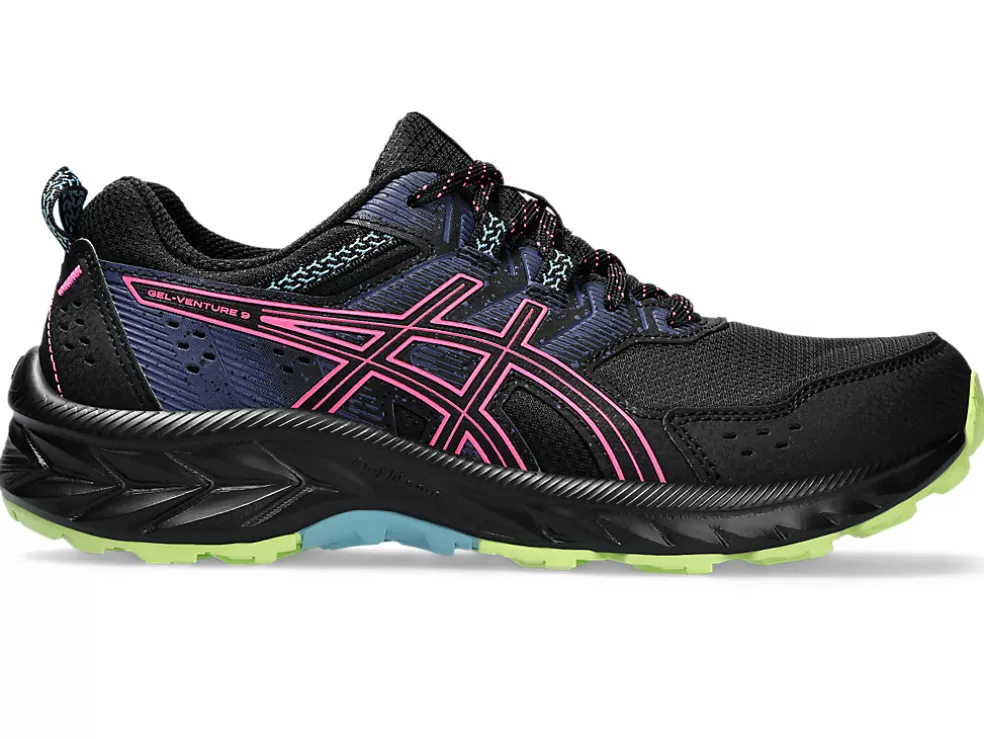 New ASICS GEL-VENTURE 9 Black/Hot Pink