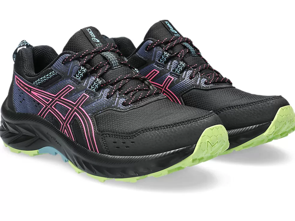 New ASICS GEL-VENTURE 9 Black/Hot Pink