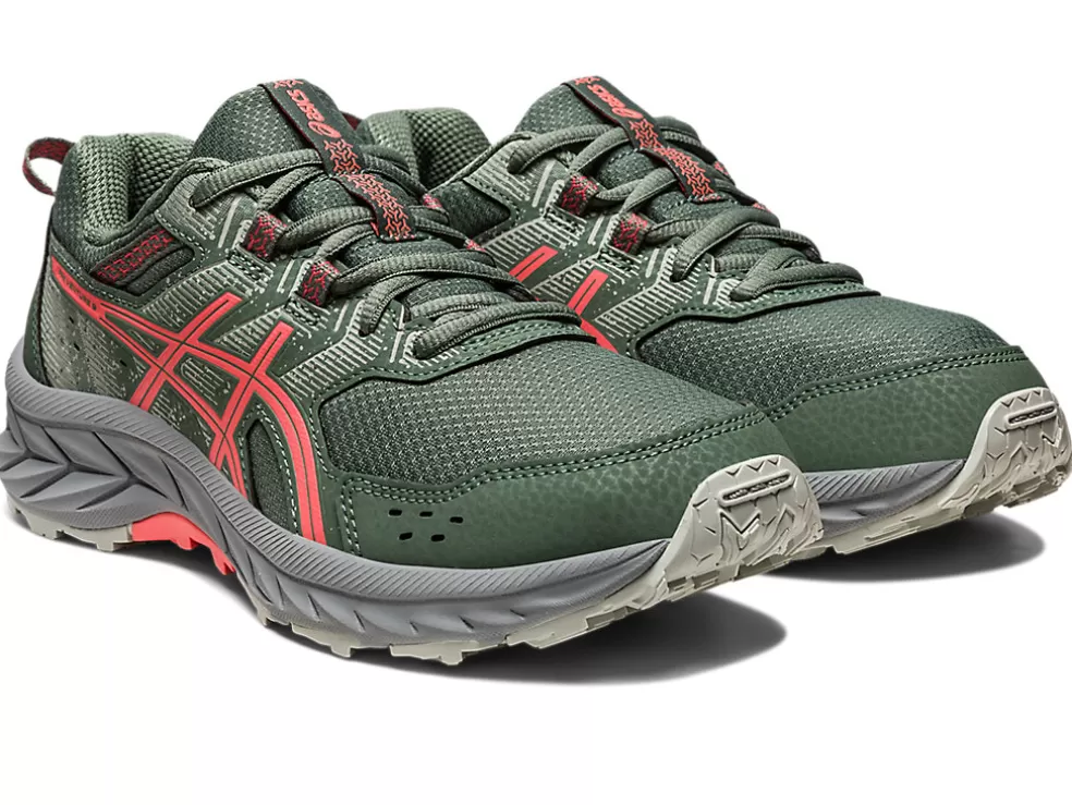 Sale ASICS GEL-VENTURE 9 GRADE SCHOOL Ivy/Papaya