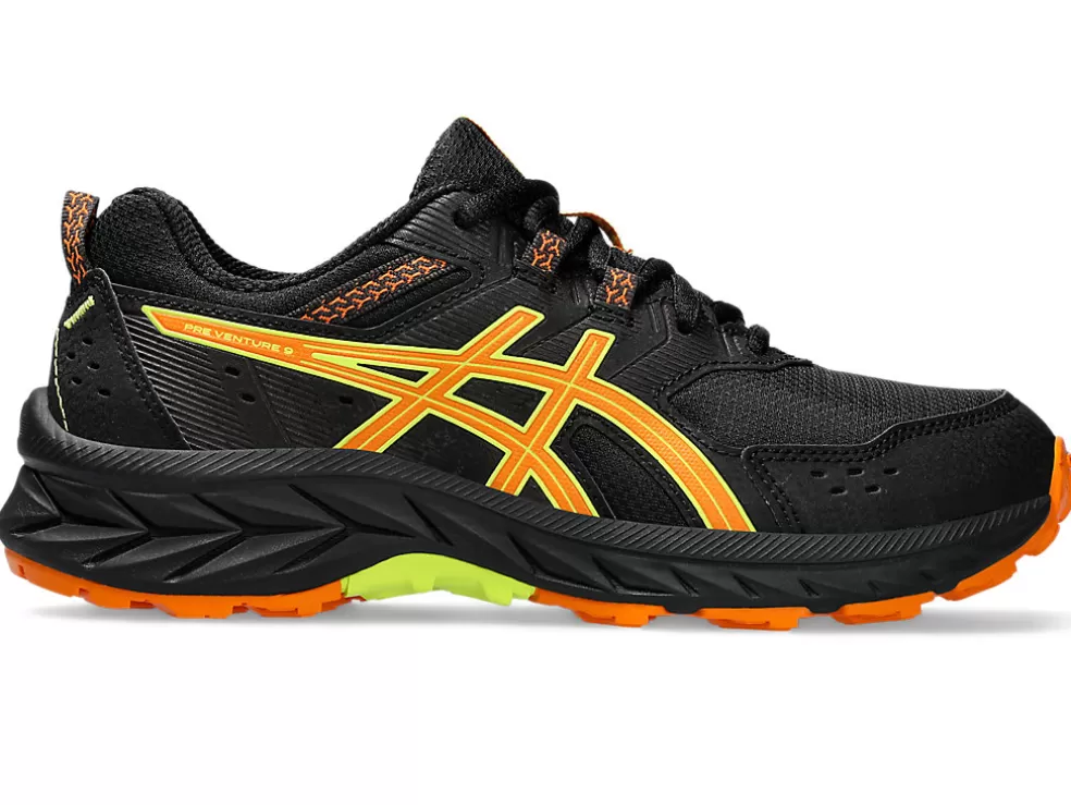 Flash Sale ASICS GEL-VENTURE 9 GRADE SCHOOL Black/Bright Orange