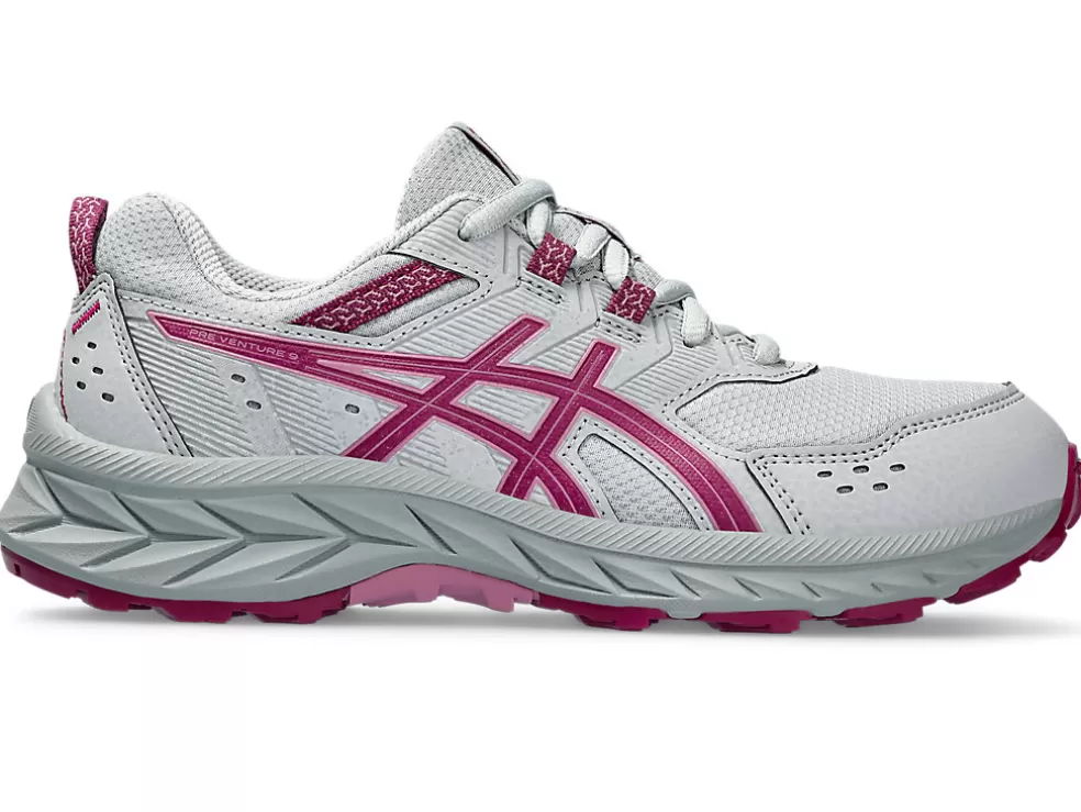 Online ASICS GEL-VENTURE 9 GRADE SCHOOL Piedmont Grey/Blackberry