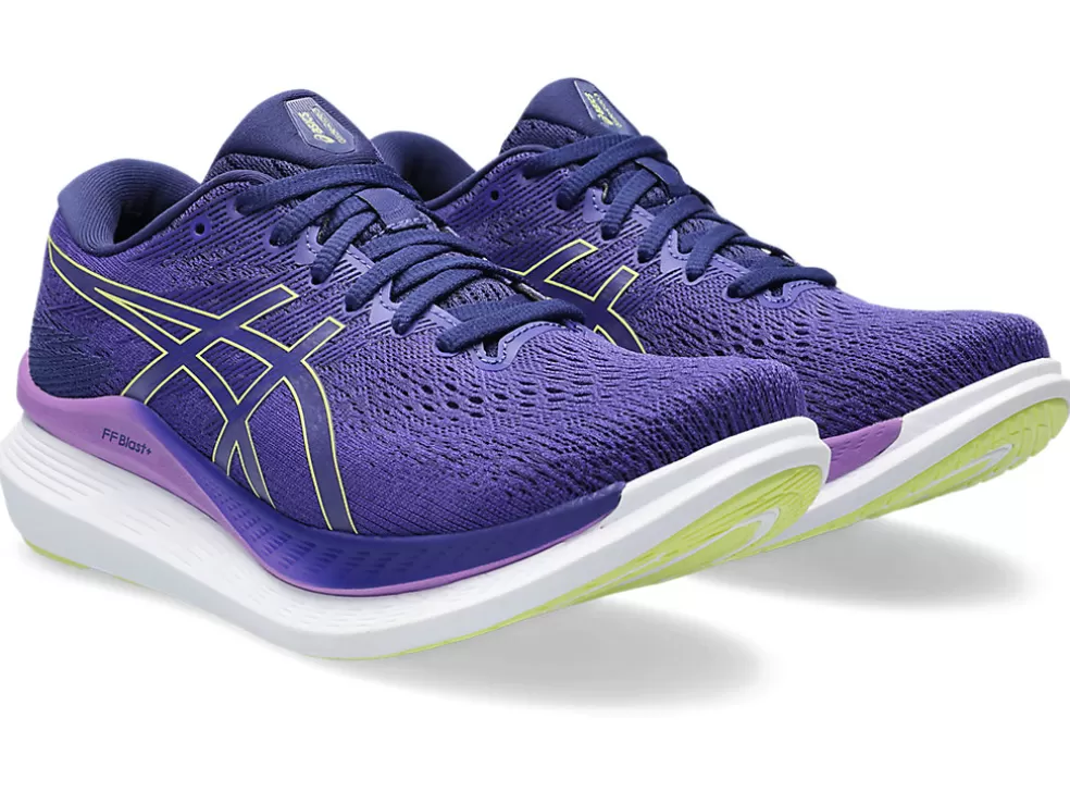 New ASICS GlideRide 3 Dive Blue/Eggplant