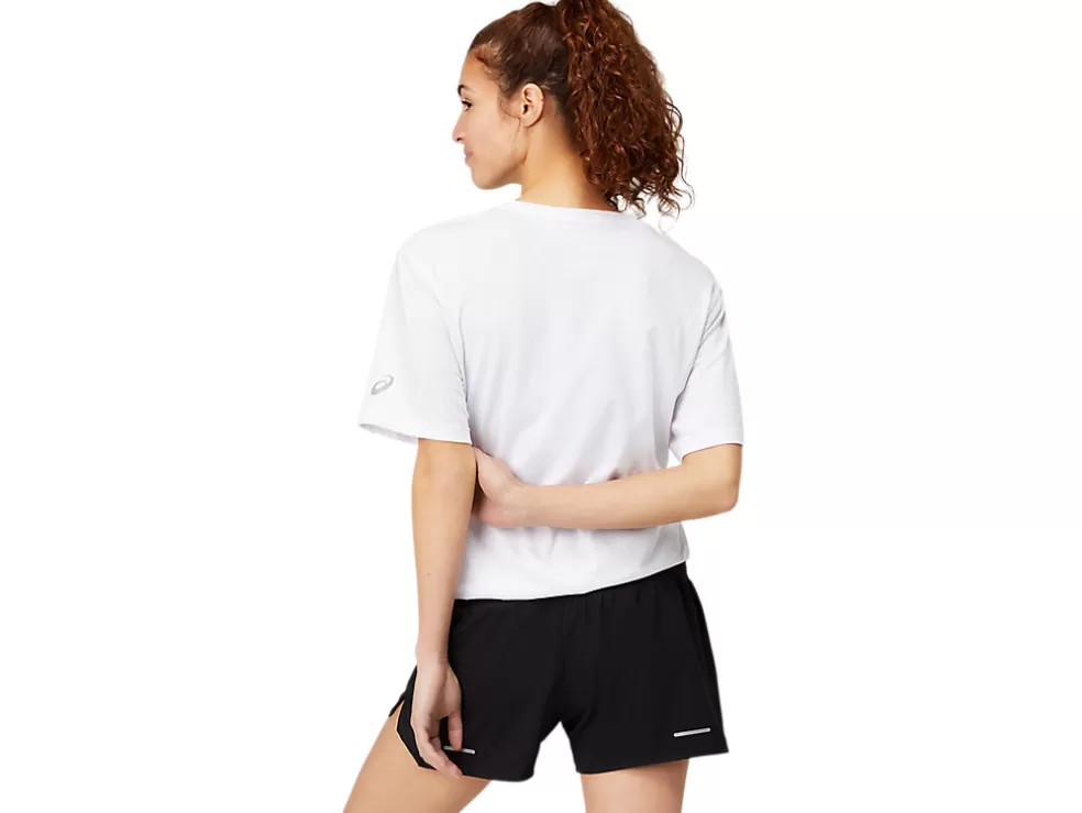 Hot ASICS GRAPHIC SHORT SLEEVE TOP Brilliant White