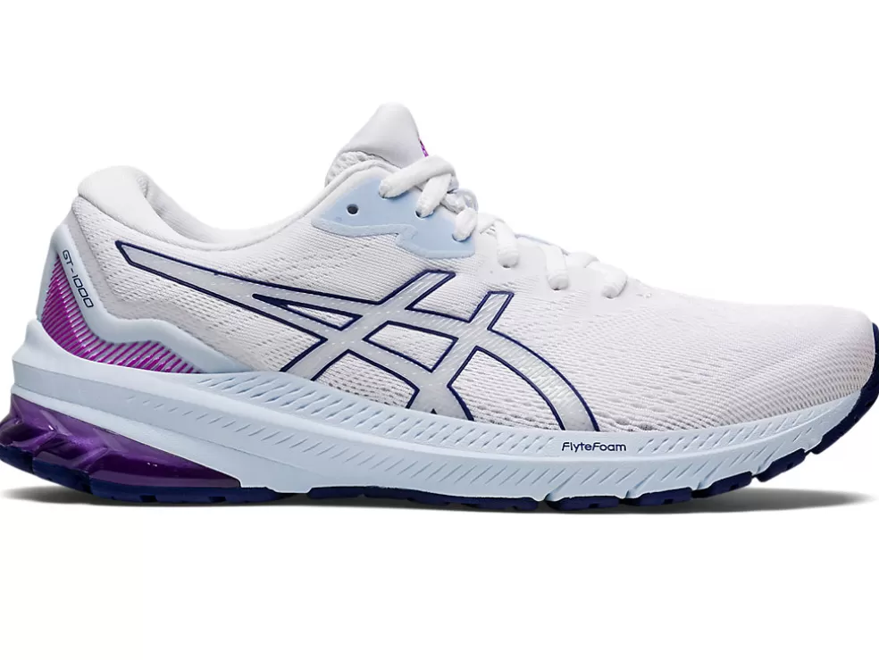 Clearance ASICS GT-1000 11 White/Dive Blue