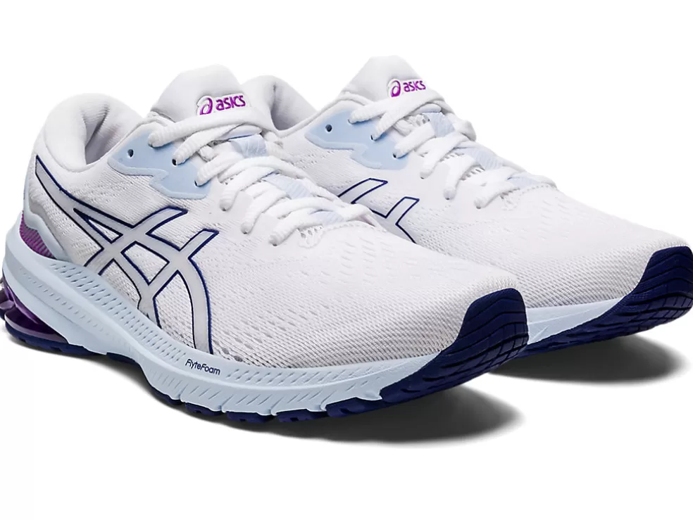 Clearance ASICS GT-1000 11 White/Dive Blue