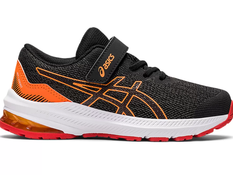 Best Sale ASICS GT-1000 11 PRE-SCHOOL Graphite Grey/Fiery Red