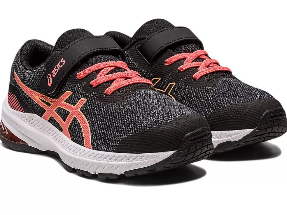 Best ASICS GT-1000 11 PRE-SCHOOL Black/Papaya