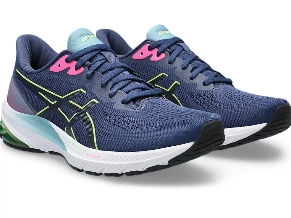 Store ASICS GT-1000 12 Deep Ocean/Lime Green