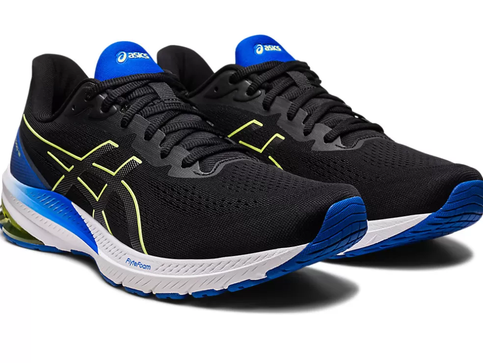 Cheap ASICS GT-1000 12 Black/Glow Yellow