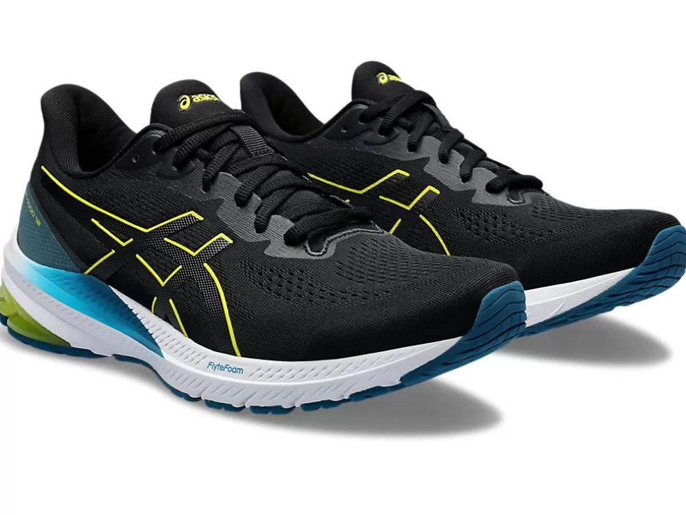 Cheap ASICS GT-1000 12 Black/Bright Yellow